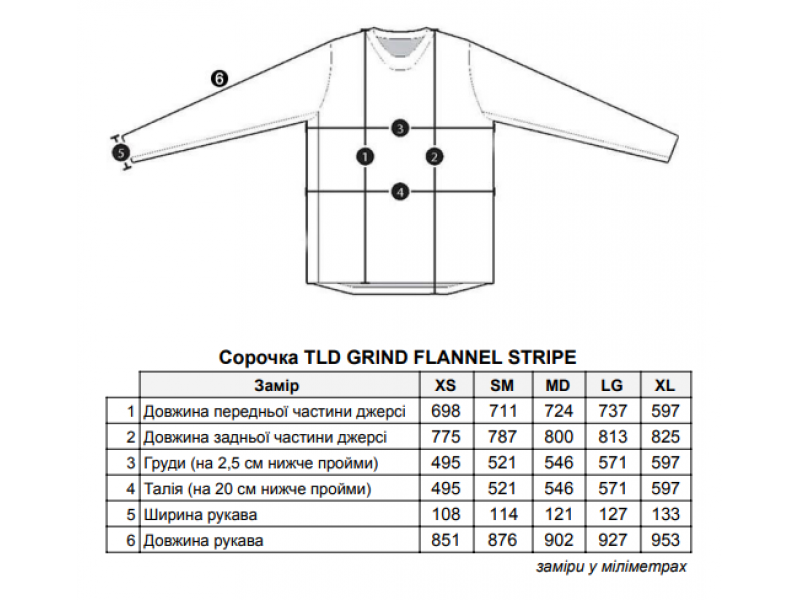 Рубашка TLD GRIND FLANNEL STRIPE [RUSSET]